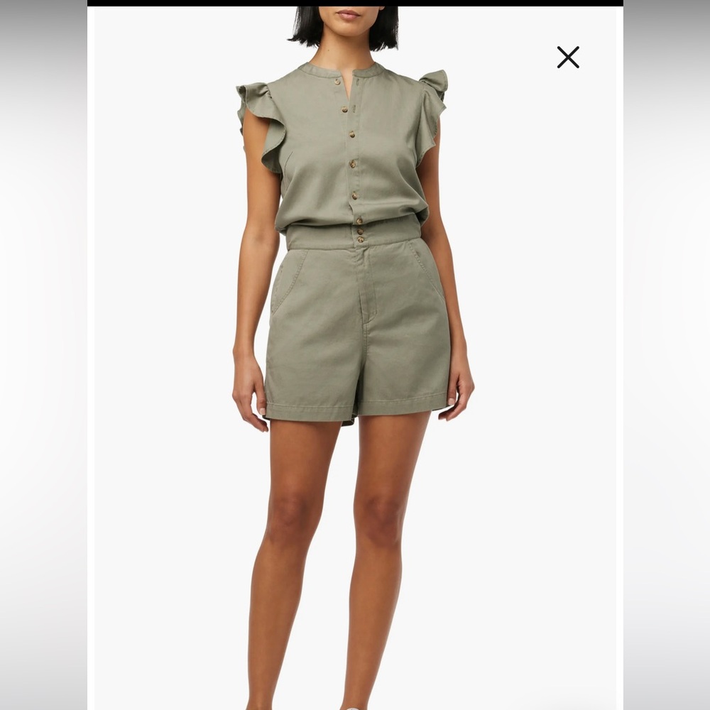 NWT Joe’s Jeans Flutter Sleeve Romper Sage size M